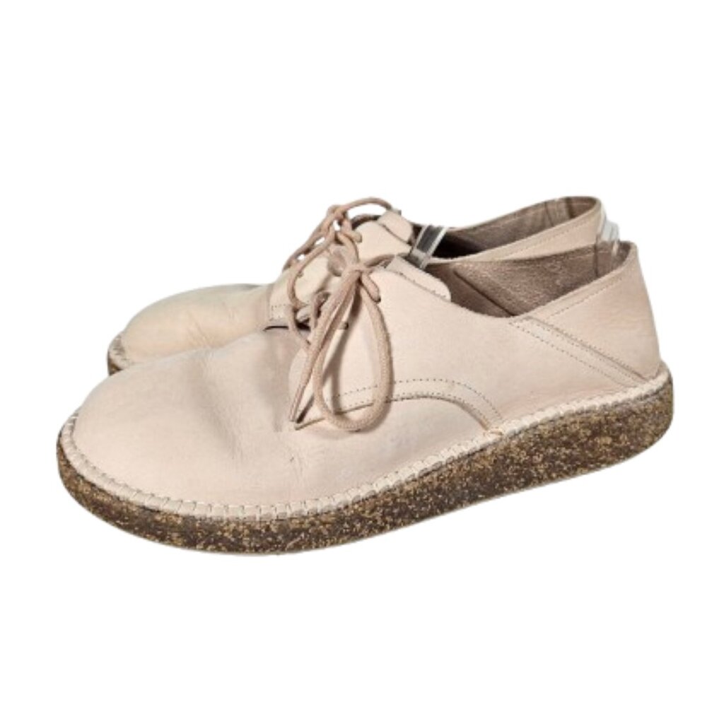 Birkenstock Gary Tan Lace Up Loafers Men's Size 9 Women's Size 11 Suede 42 270